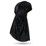 Durag Velours Premium Obsidienne