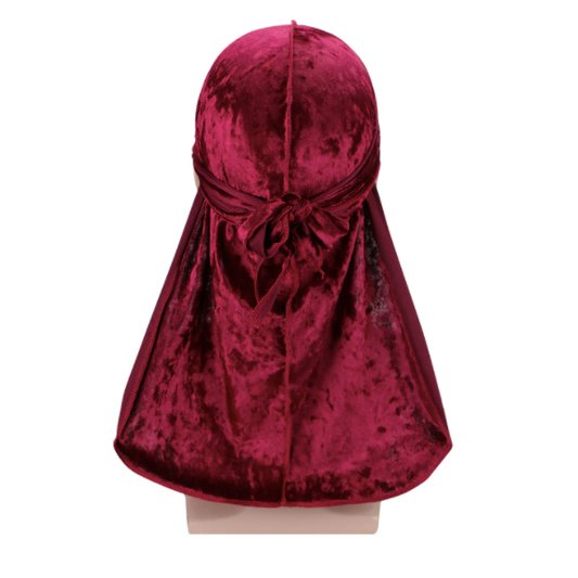 Durag Velours Premium  Grenat