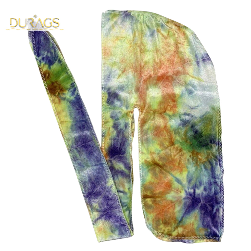 Durag velours shade multicolore, effet tie-dye