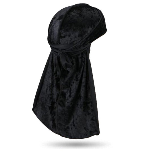 Durag Velours Premium  Obsidienne