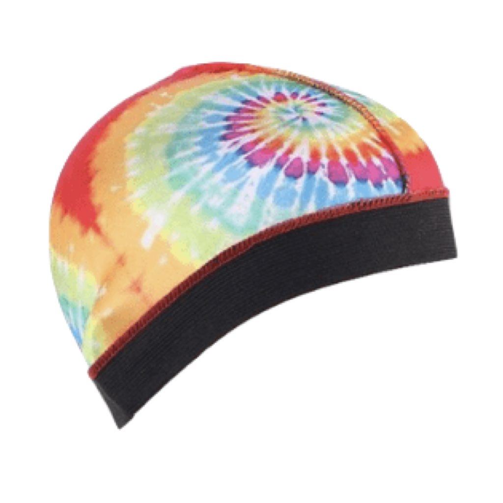 Wave cap tie-dye multicolore