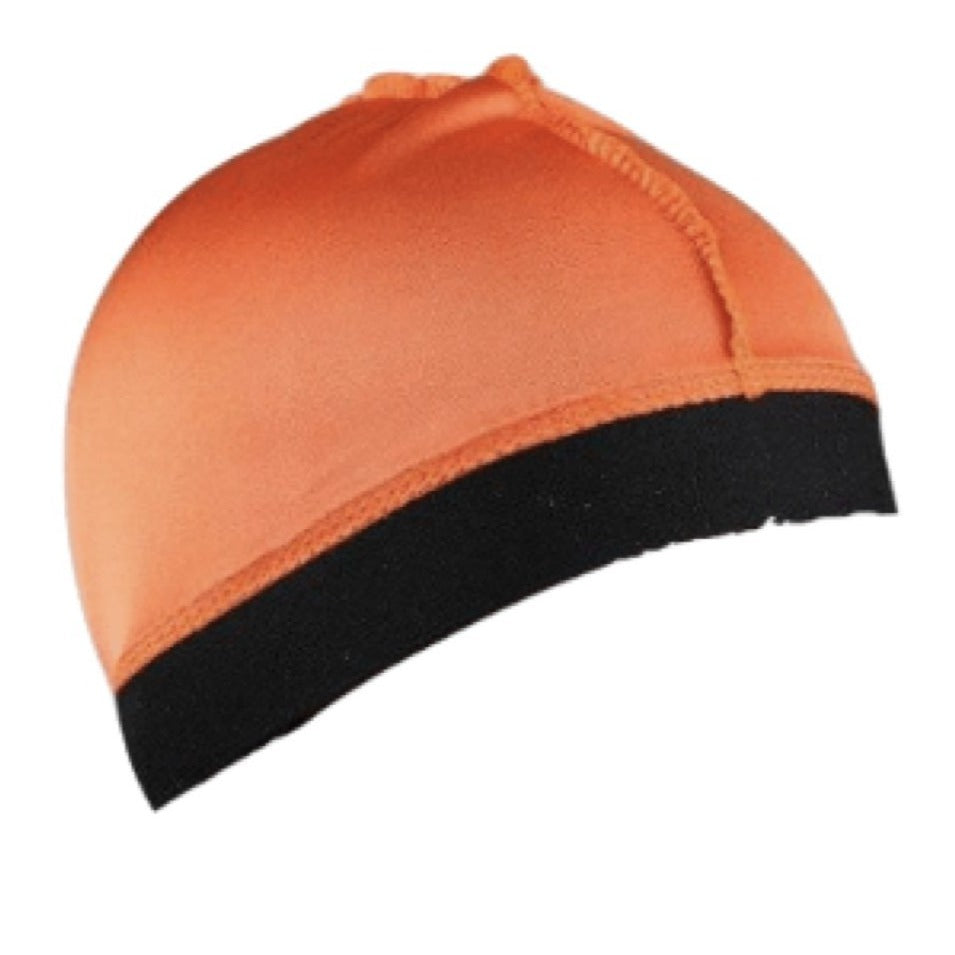 Wave cap satin orange