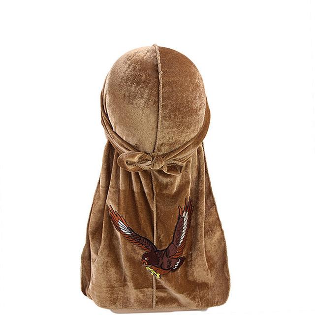 Durag velours aigle beige