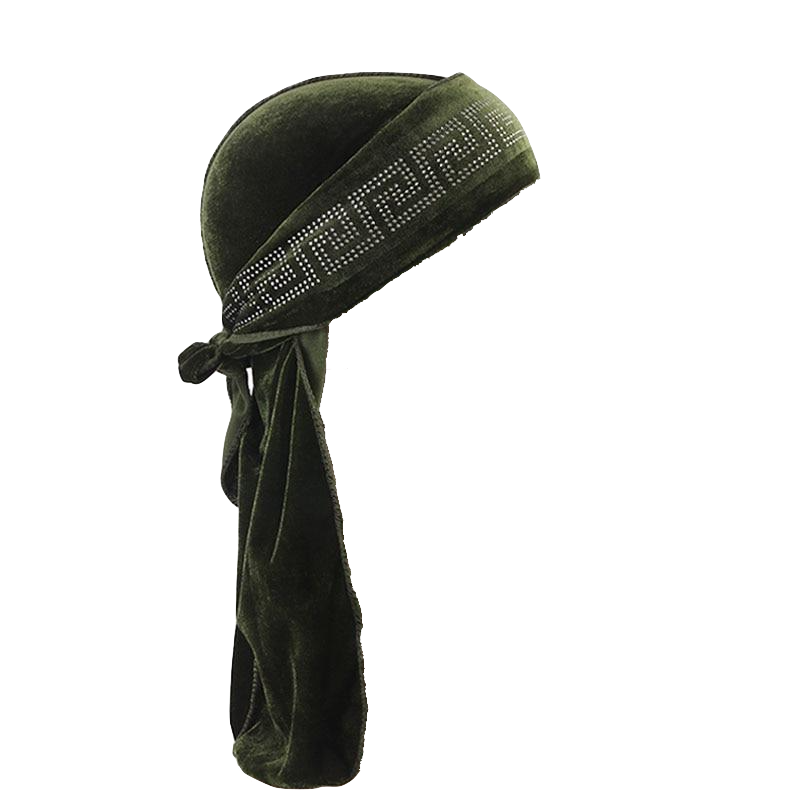 Durag velours waves kaki