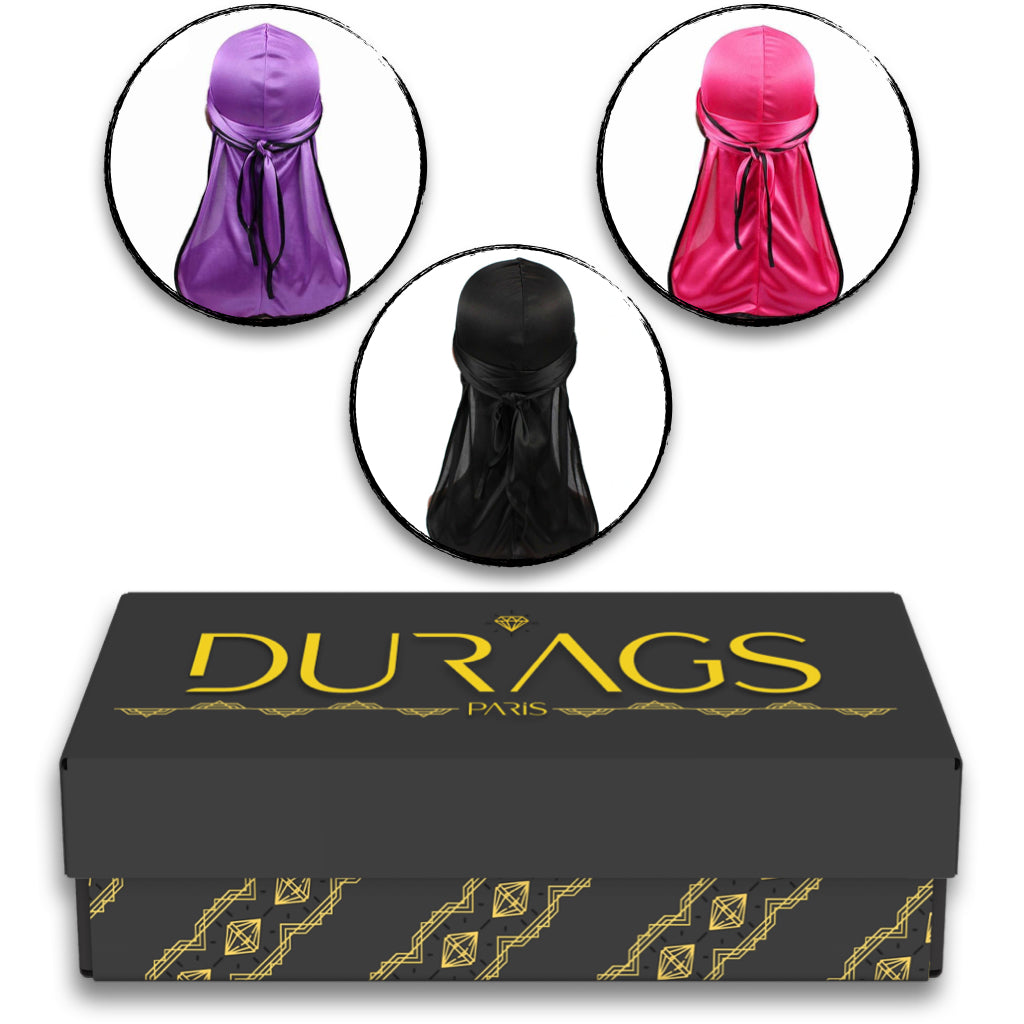 Lot de Durag Lavender Wave