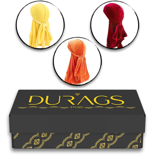 Lot de Durag Velours Summer Wave