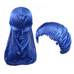 Bonnet Durag Bleu royal + Durag royal