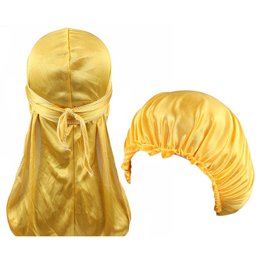 Bonnet Durag Jaune + Durag Jaune