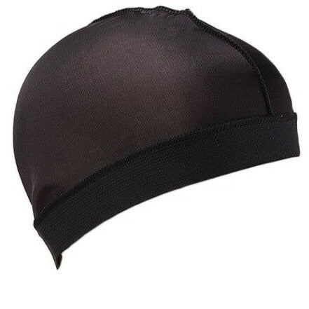 Wave cap satin noir