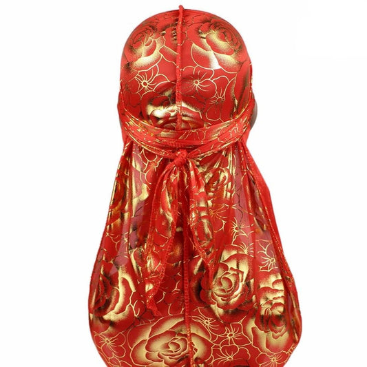 Durag Satin Roses D'or