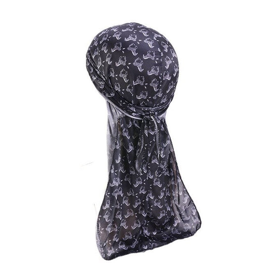 Durag Noir Zébrés