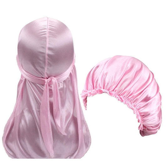 Bonnet Durag Rose + Durag Rose