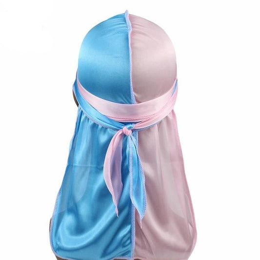 Durag Bleu et Rose