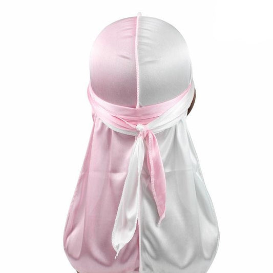 Durag Blanc et Rose