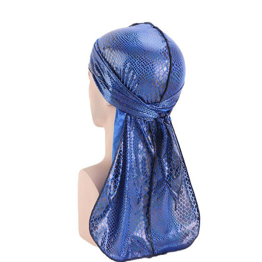 Durag Croco Bleu