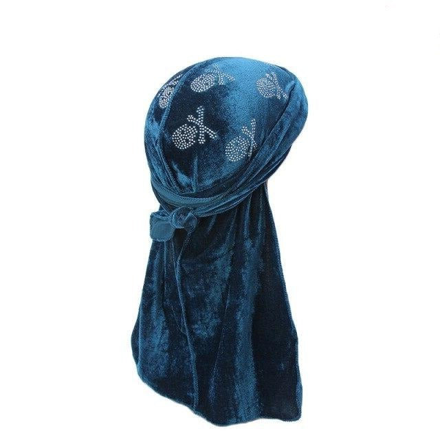 Durag Velours Tête de Mort