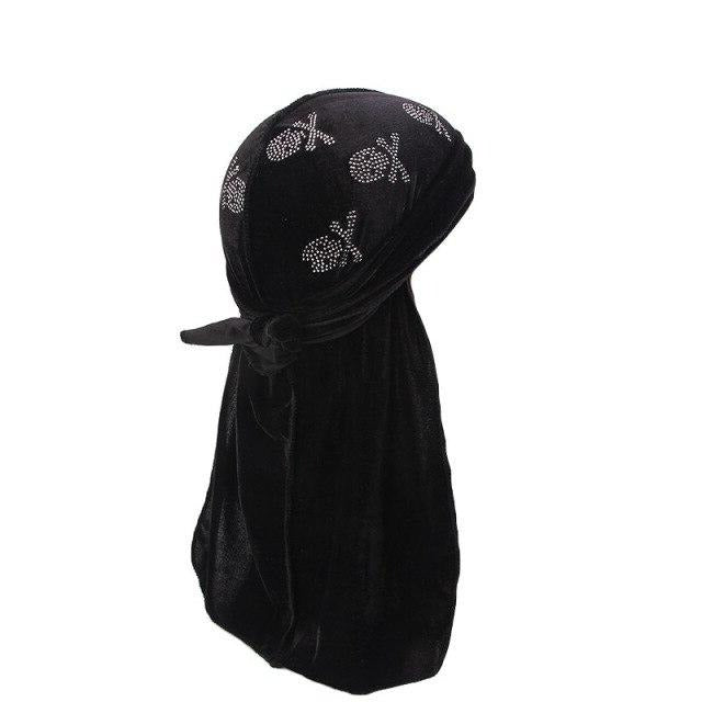 Durag Velours Tête de Mort