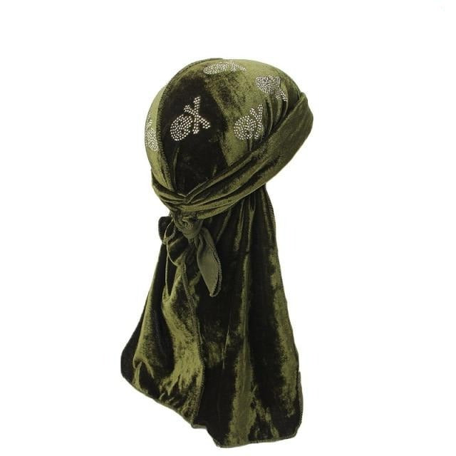 Durag Velours Tête de Mort