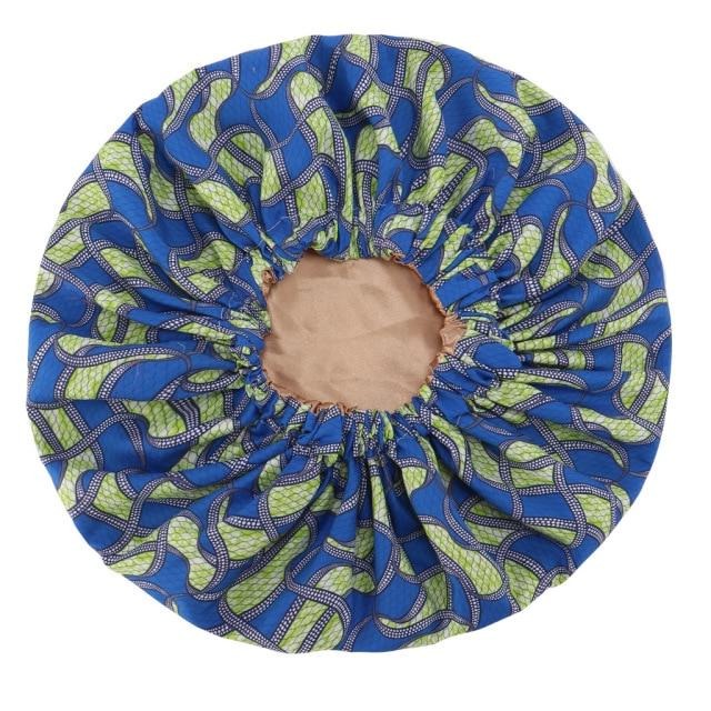 Bonnet en satin Imprimé Wax | Durags.fr