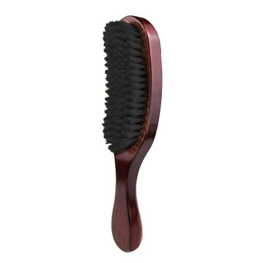 Brosse cheveux crépus afro poils de sanglier brun