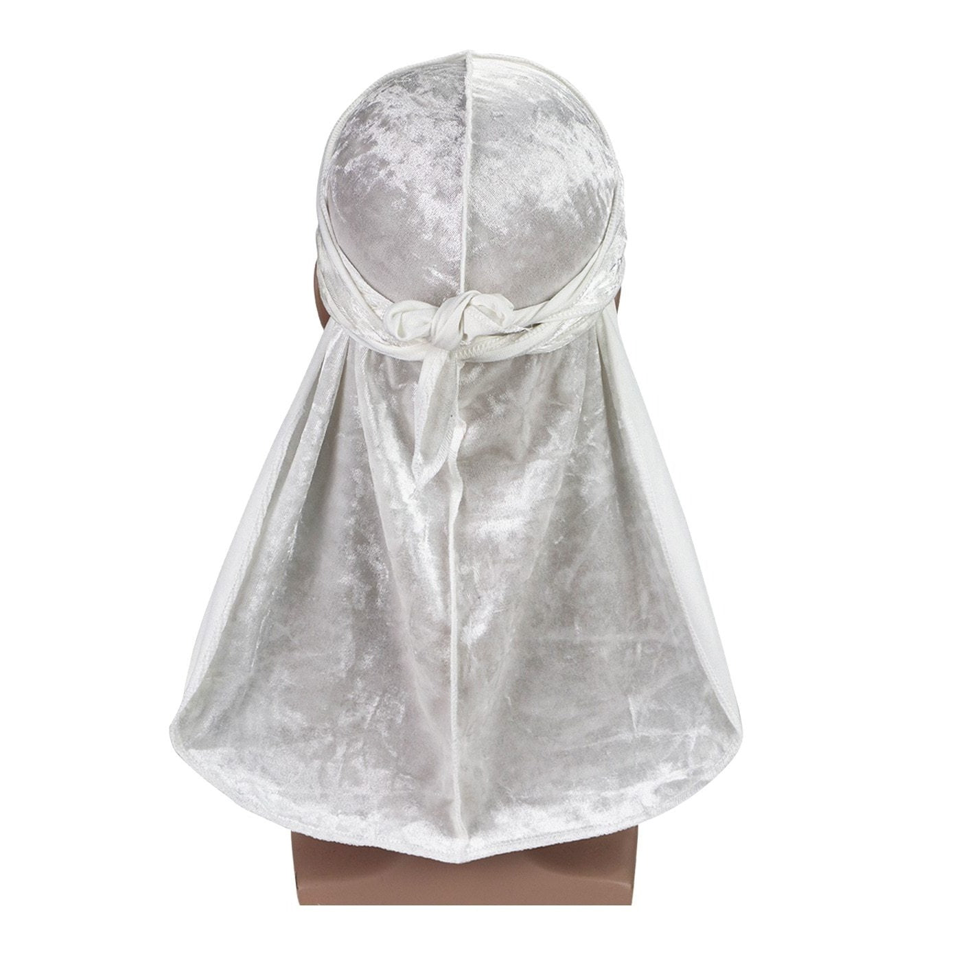 Durag velours premium quartz, velours froissé