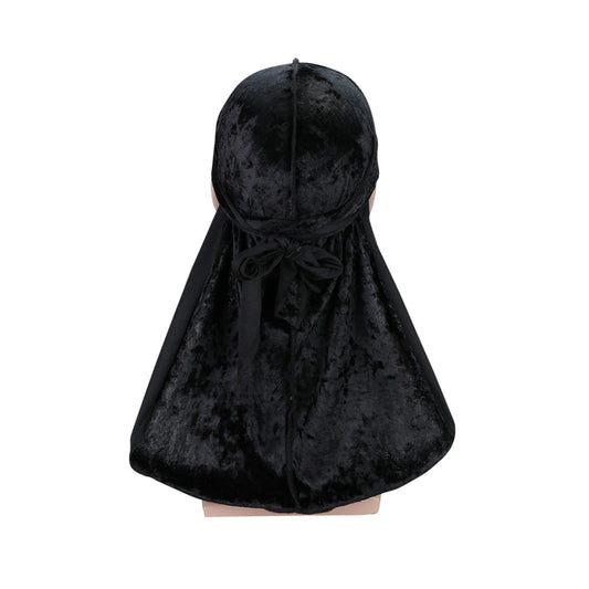 Durag Velours Premium  Obsidienne