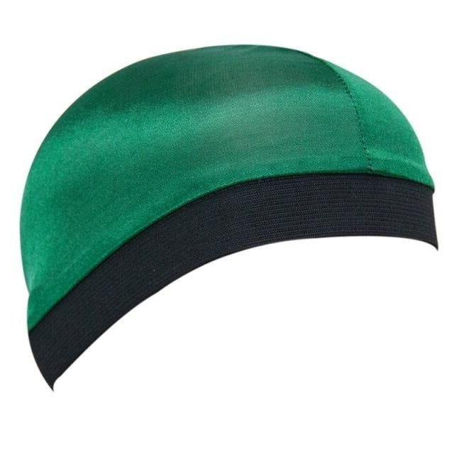 Wave cap satin vert