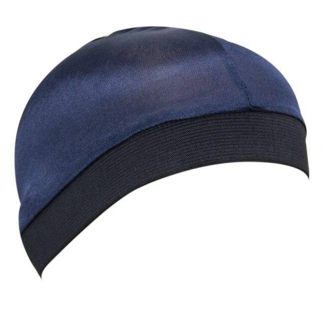 Wave cap satin bleu marine
